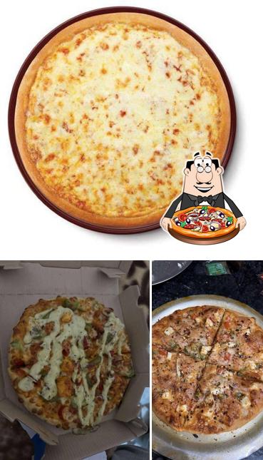 Try out pizza at Dominos