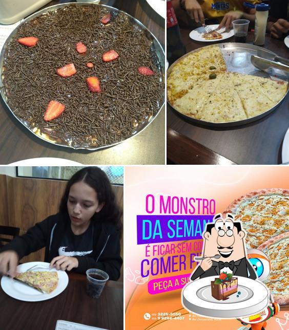 Bolo de chocolate em Senhora Pizza