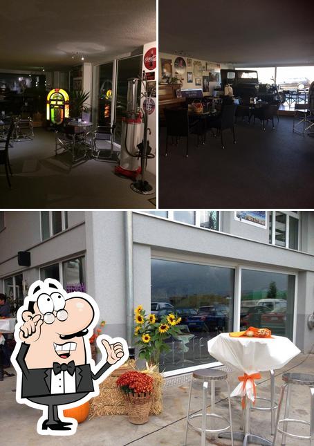 Gli interni di Off-road Bistro Wilderswil