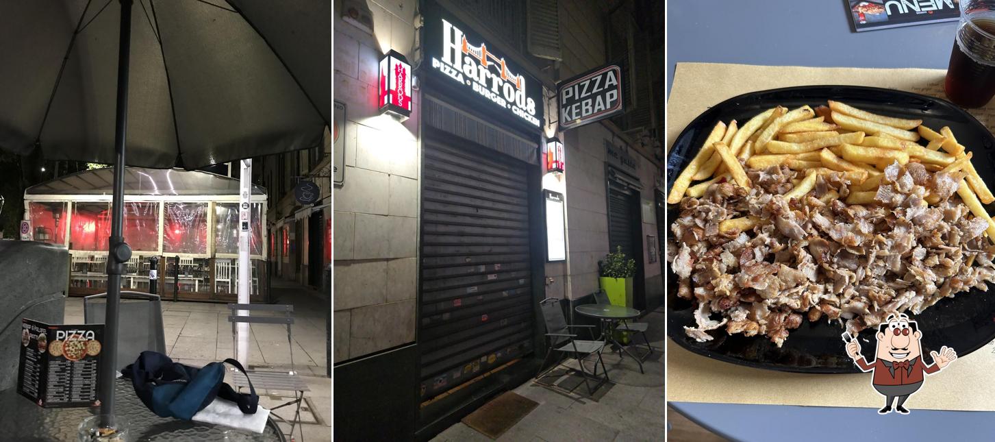 Platti al Harrods Pizza Kebab