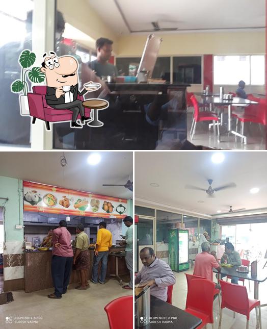 The interior of Kakatiya restaurant