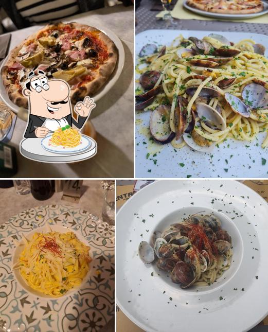 Spaghetti alla carbonara al Ristorante Riviera
