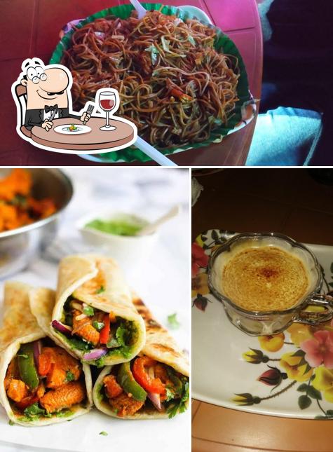 Food at Tea Buds Cafe