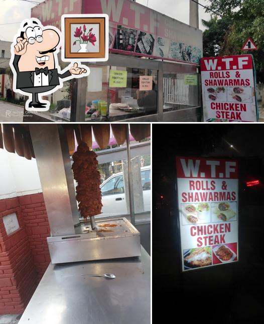 The interior of WTF Chicken