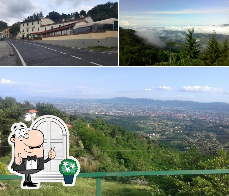 Goditi la vista dall'area esterna di Ristorante La Cugna di Marco&PaoloPieriSRLS