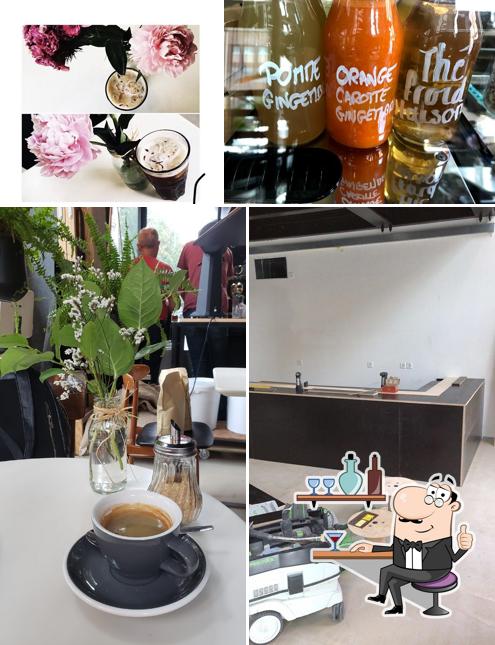 Gli interni di Horace Cafe