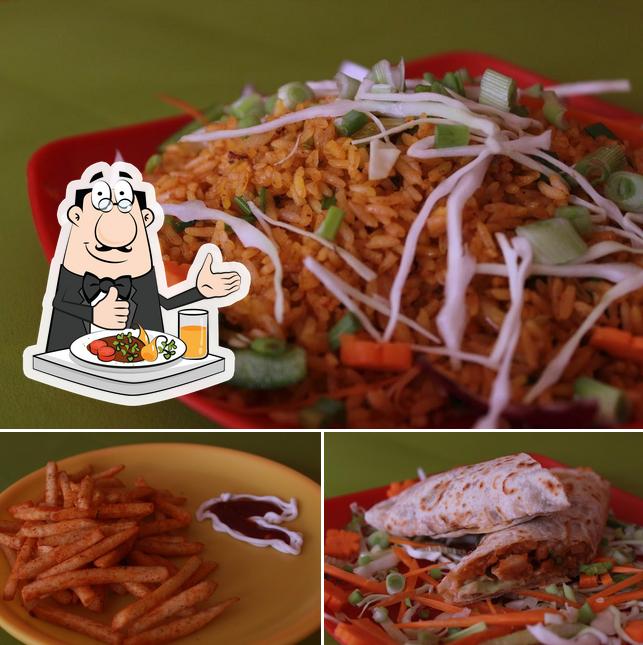 Food at Tasty bites- just grab it