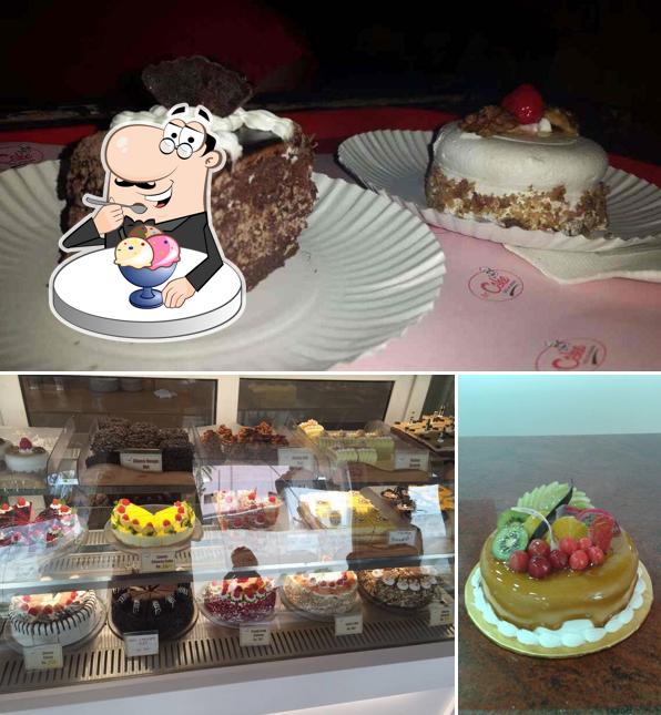 Cake cafe provides a selection of desserts