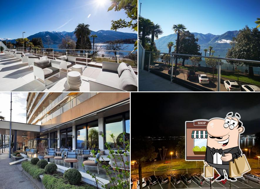 Puoi goderti l'aria fresca dal dehors di Hotel La Palma au Lac
