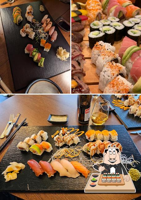 Scegli le varie opzioni di sushi