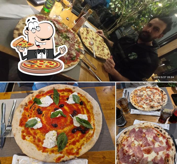 A Olsi Pizza e Cucina, puoi assaggiare una bella pizza