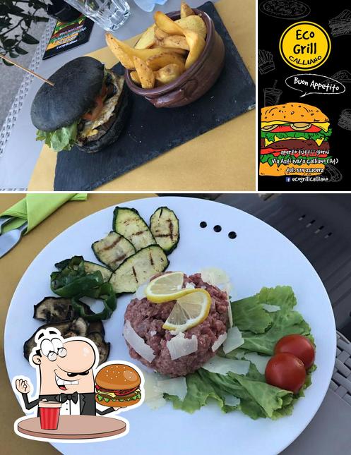 Ordina un hamburger a Eco Osteria