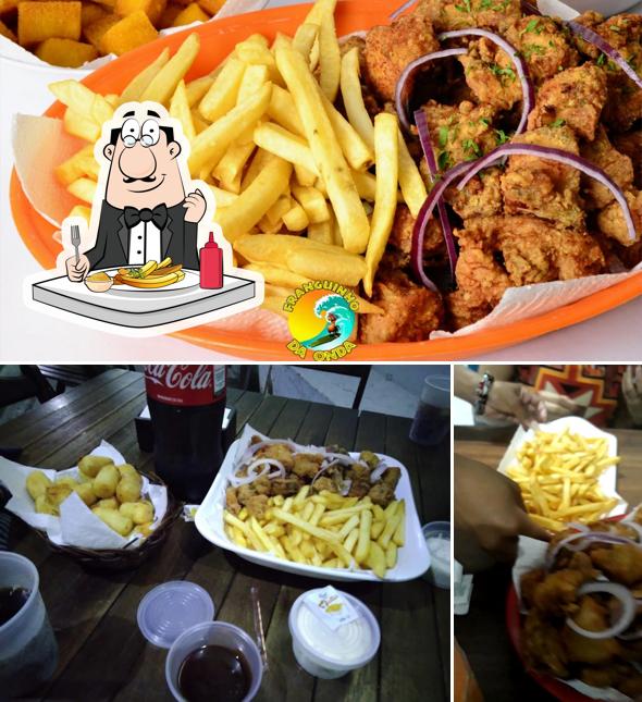 Prove cbatatas fritas francesas no Franguinho da Onda