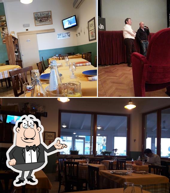 Gli interni di Trattoria Adriatica