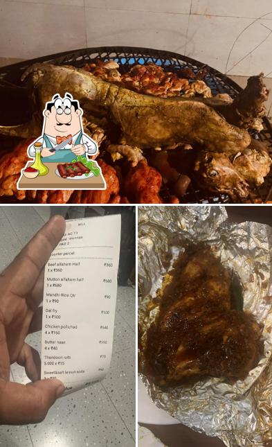 Baby back ribs at Hotel Babul Yemen