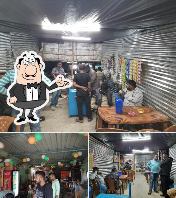 The interior of Balle balle dhaba