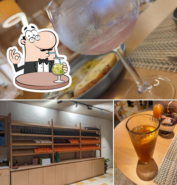 Order a drink from the menu
