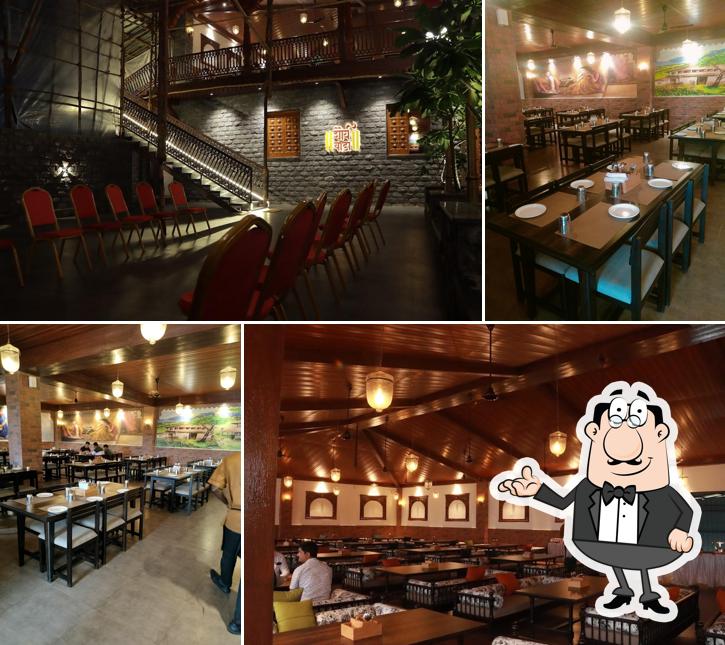 The interior of Hotel Shauryawada - Lonavala ( Multi cuisine Restaurant )