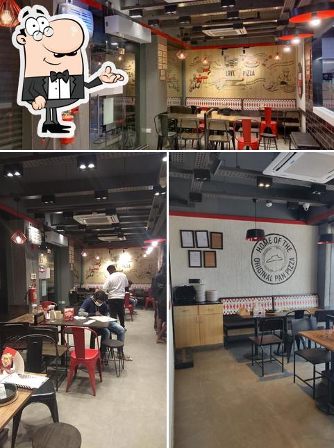 The interior of Pizza Hut Hoskote, Bangalore