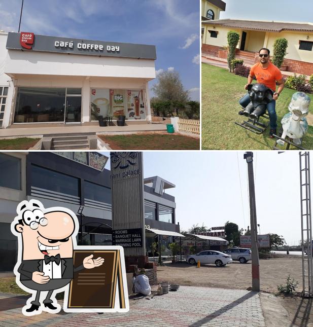 The exterior of Cafe Coffee Day