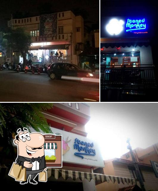 The exterior of Stoned Monkey
