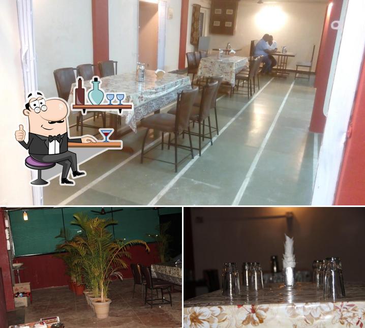 The interior of Hotel Chakradhari Bar and Family Restaurants