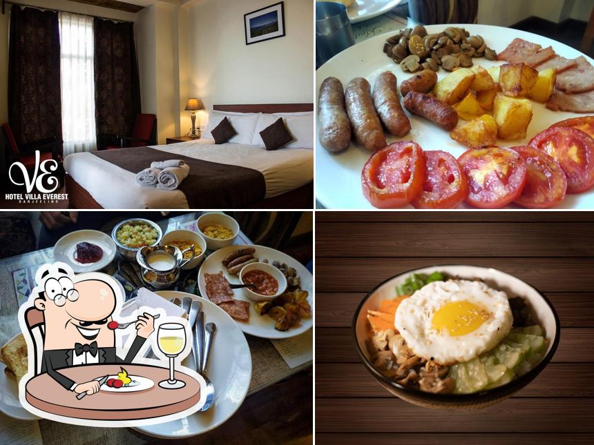 Food at Hotel Villa Everest