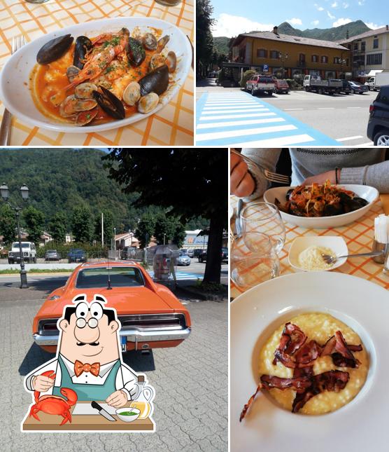Prova la cucina di mare a Ristorante Pizzeria Il Tiglio di Guala Paola 6 C. Sas