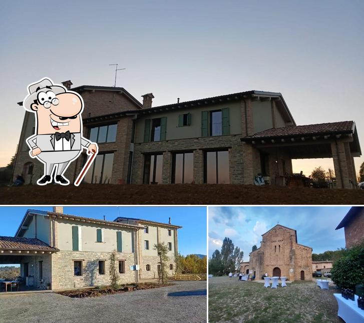 Goditi la vista dagli esterni di La Radice Agritur - Orto Giardino con Camere e Ristoro
