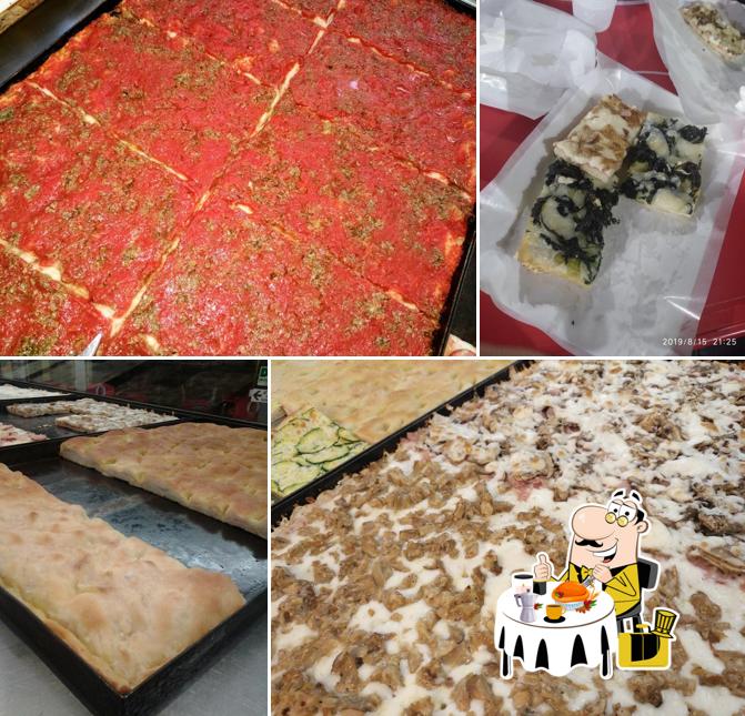 Cibo al Orchidea Blu pizzeria a taglio