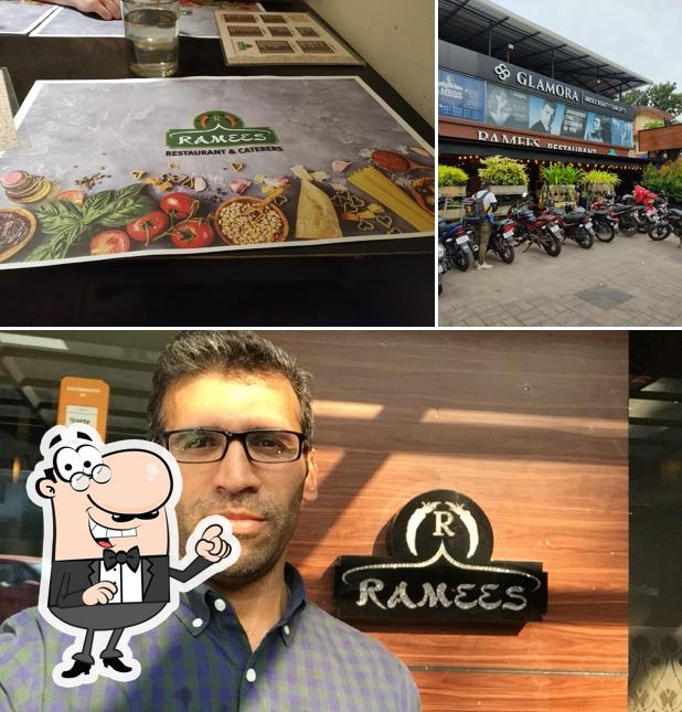 The interior of Ramees Restaurant