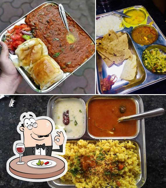 Food at Hotel Annapurna thali pure veg