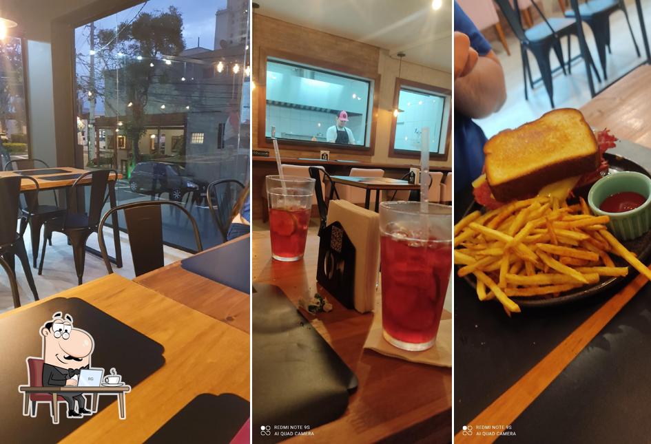O interior do Badaioka - Hamburgueria e Refeições em Jundiaí