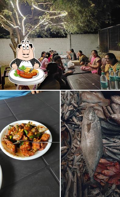 The photo of food and interior at Cool Garden family restaurant