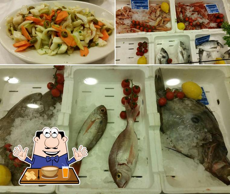 Cibo al Il pescato d'Anzio