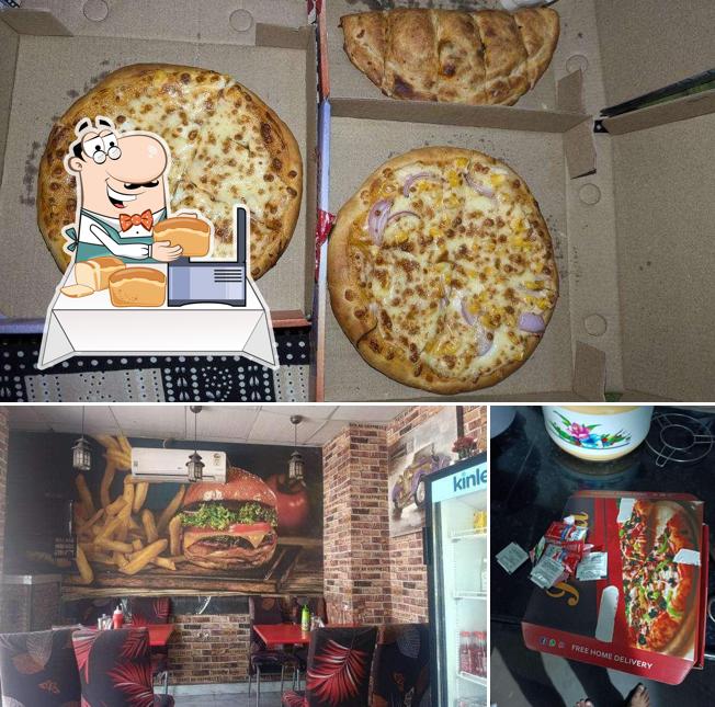 Garlic bread at Make my pizza