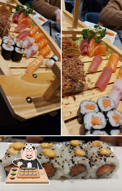 Prova le varie opzioni di sushi