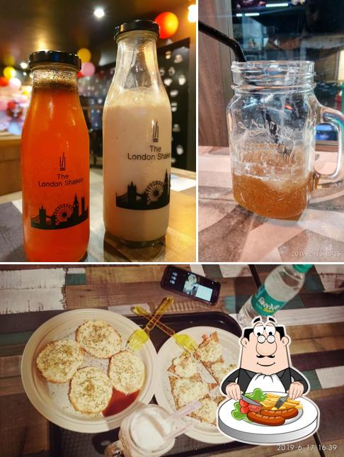 Food at The London Shakes And Cafe Rewa