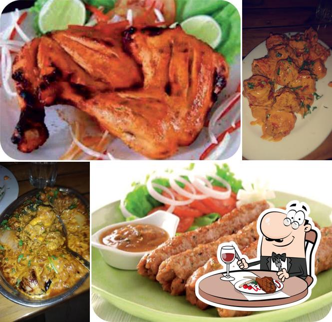 Get meat meals at Saffron Restaurant