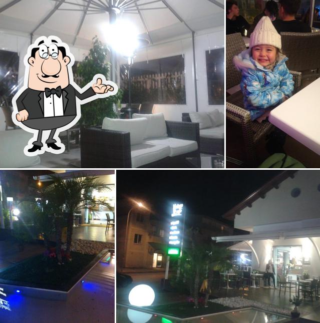 Gli interni di Vintage Bar