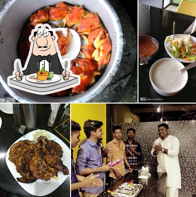 Food at Al Baik Restaurant Arab Cafe