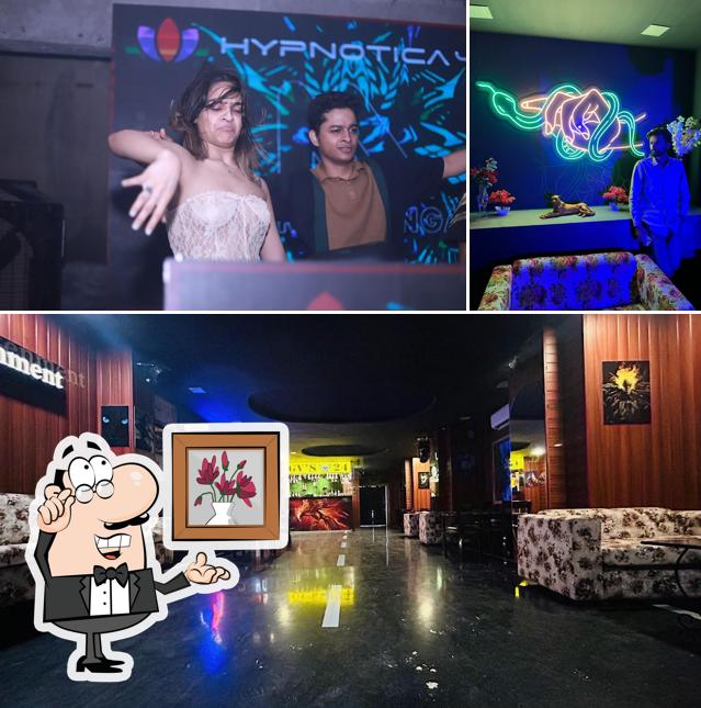 The interior of GV'S 24 CLUB & BAR