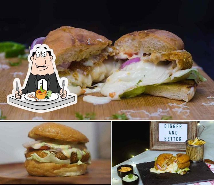 Food at Binge on Burgers