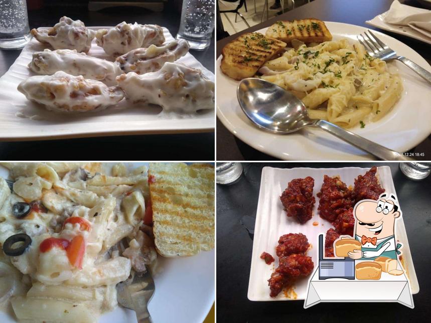 Garlic bread at D' Yellow Plate