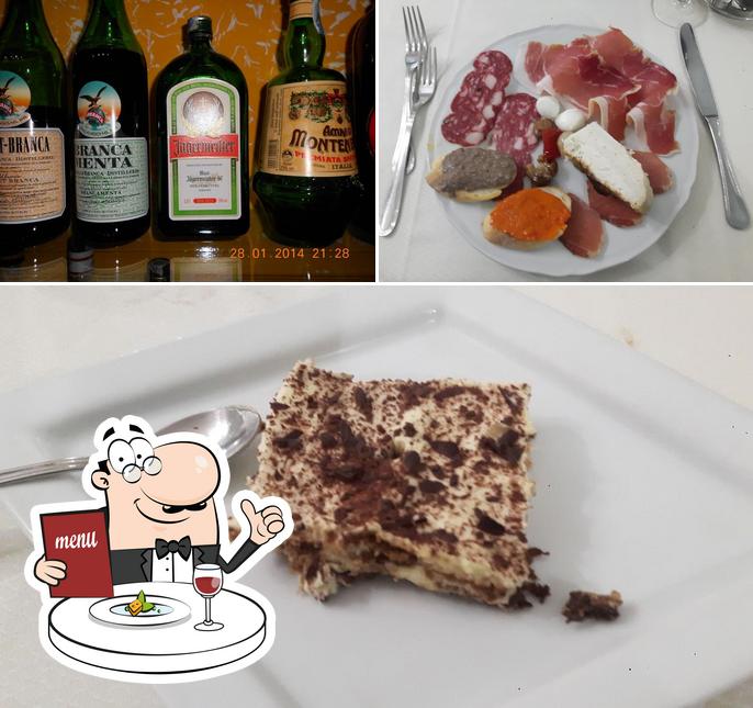 Questa è la immagine che presenta la cibo e alcol di Ristorante-Pizzeria "Da Luciano "