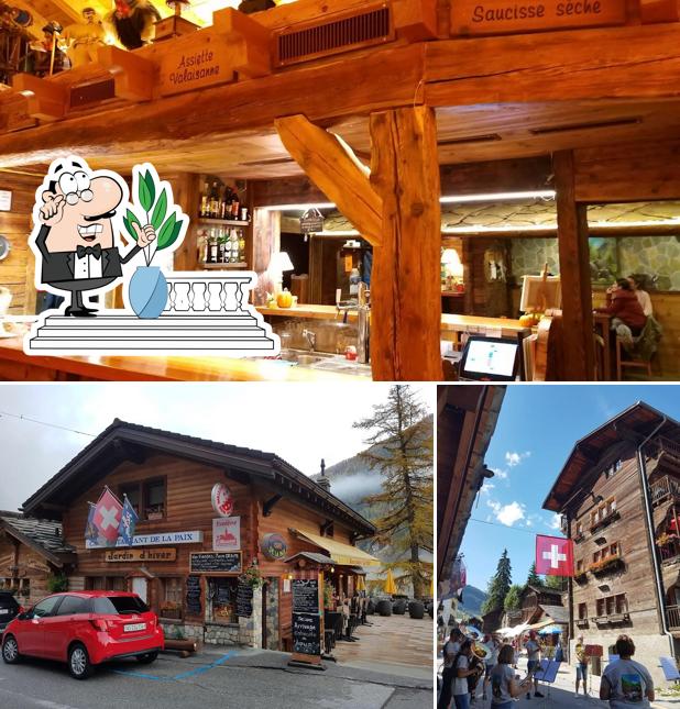 Gli esterni di la Grange Saveurs Valaisannes