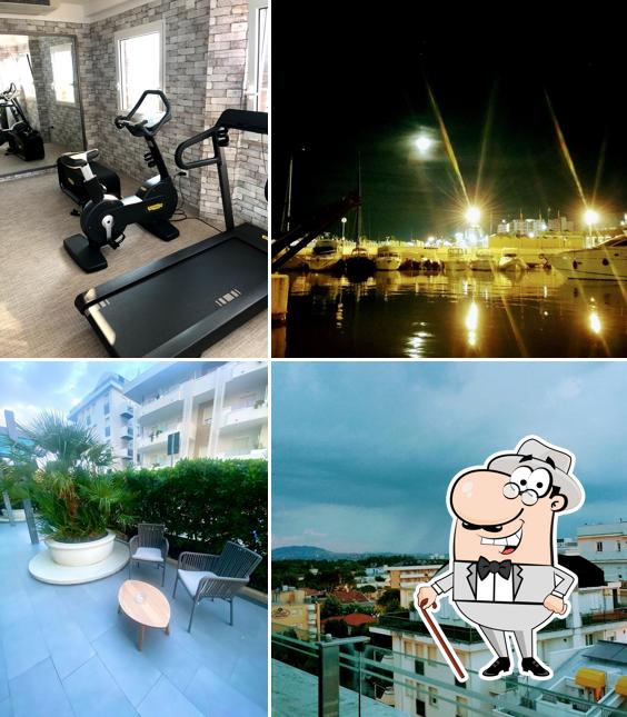 Gli esterni di Little Hotel Riccione