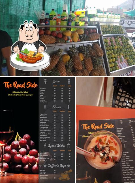 Food at The Road Side Cafe