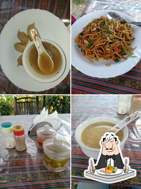 Food at Tibetan Phuntsok Cafe