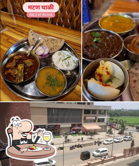 The restaurant's food and exterior
